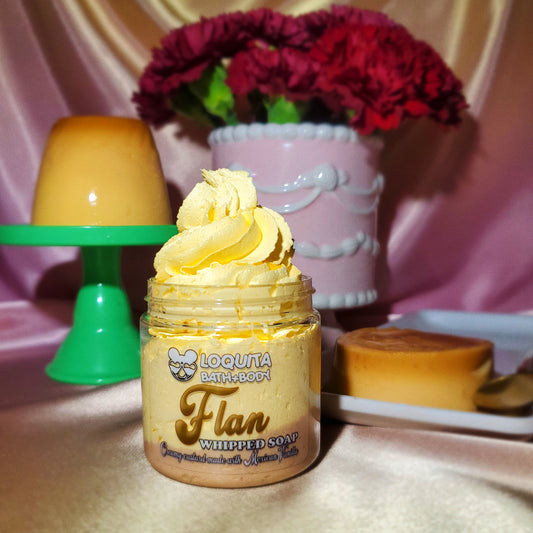 FLAN WHIPPED SOAP