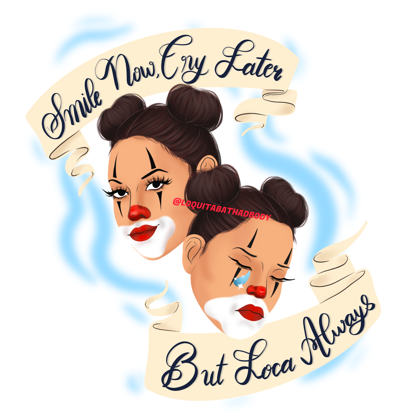 SMILE NOW CRY LATER STICKER